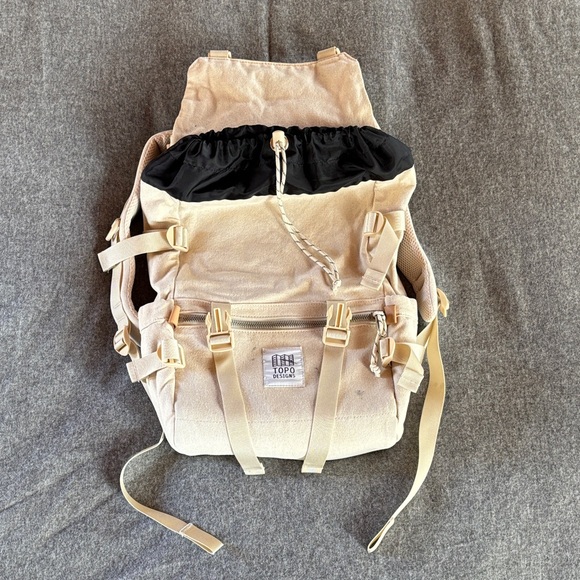 Topo Designs Rover Classic Canvas Backpack - Picture 2 of 13